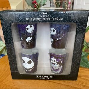 NWT Nightmare Before Christmas Jack Skellington Shot Glasses